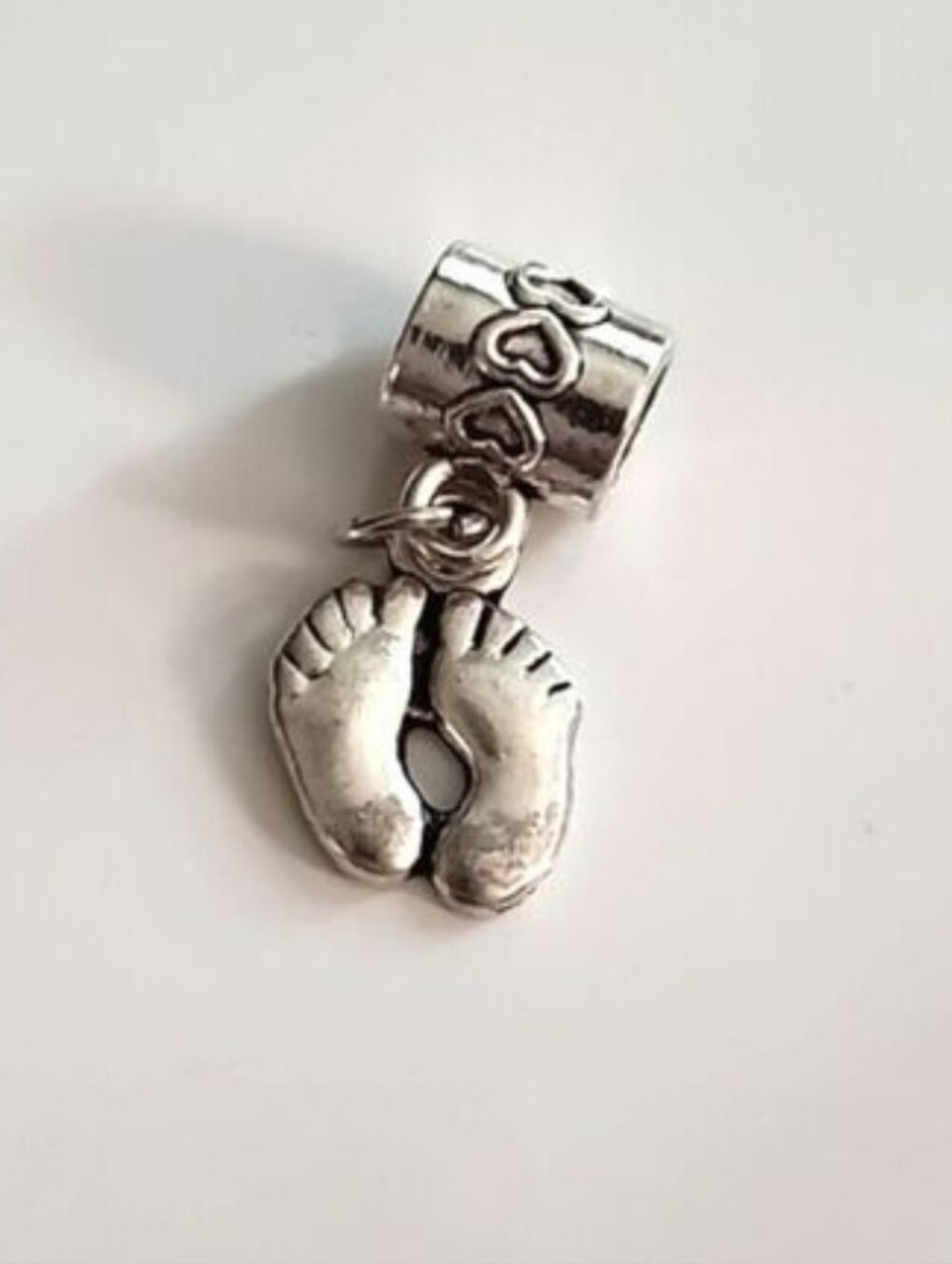 BABY FEET Charm for European Style Bracelets Fits Pandora Systems